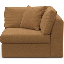 collin light brown corner chair   