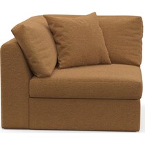 collin light brown corner chair   