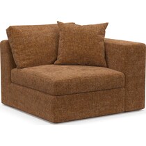 collin light brown right arm facing chair   