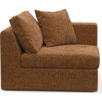 collin light brown right arm facing chair   