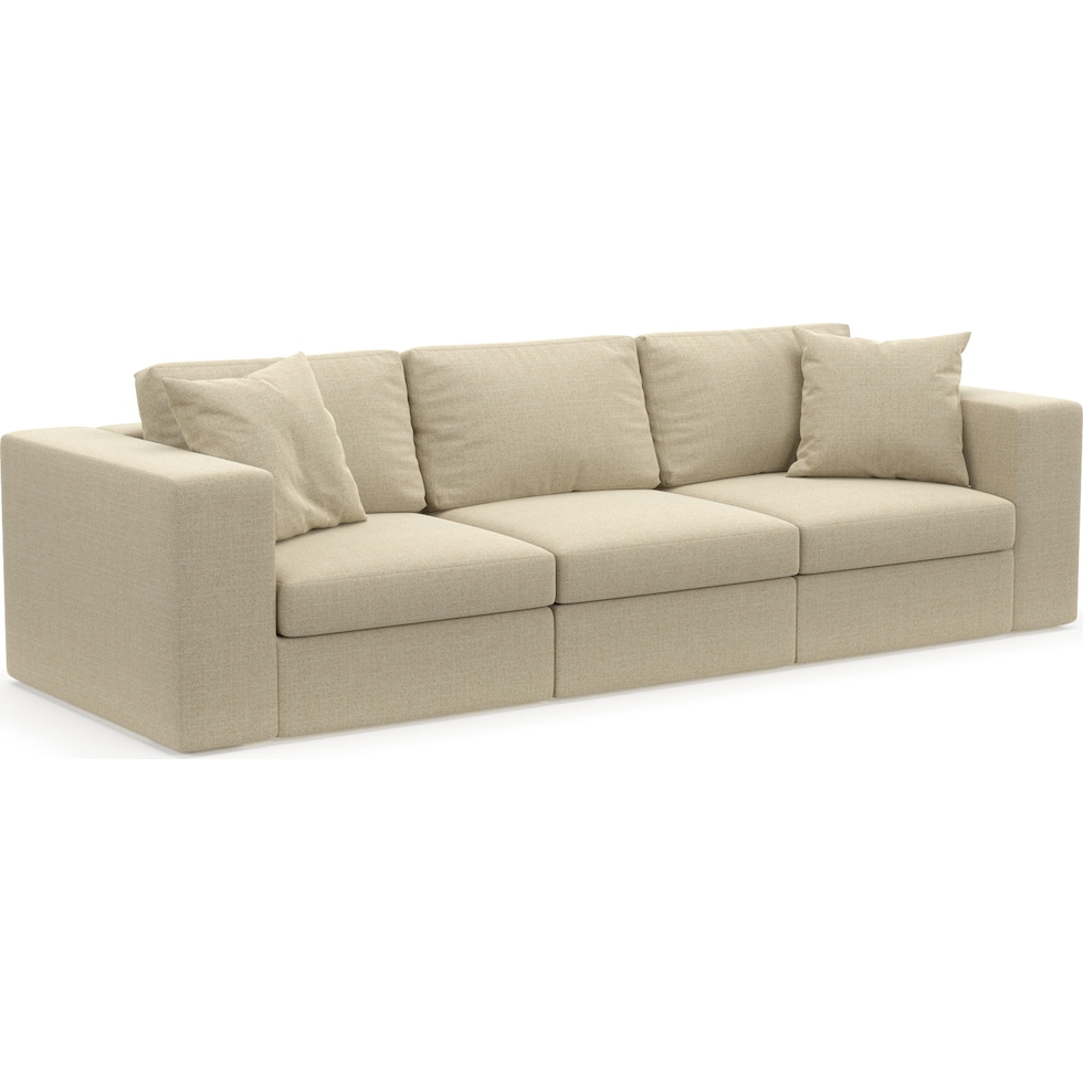 collin light brown sofa   