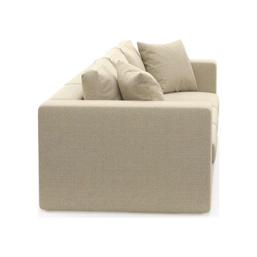 collin light brown sofa   