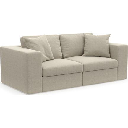 Collin Hybrid Comfort 2-Piece Sofa - Depalma Taupe