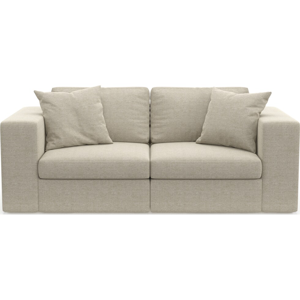 collin light brown sofa   