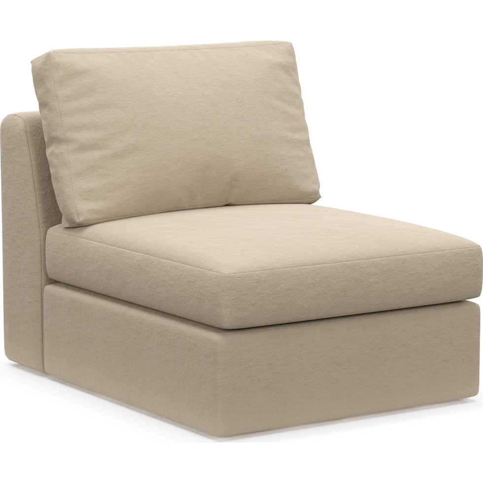 collin neutral armless chair   