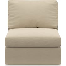 collin neutral armless chair   