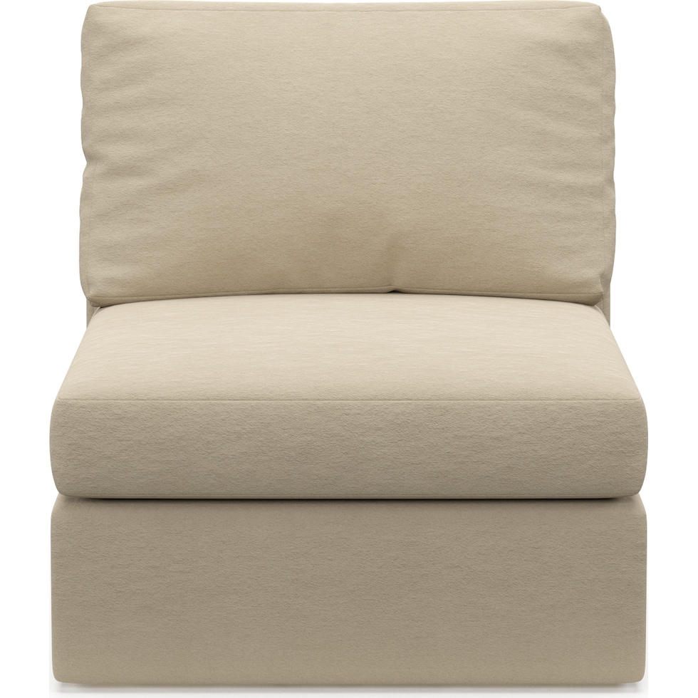 collin neutral armless chair   