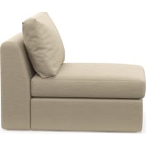 collin neutral armless chair   