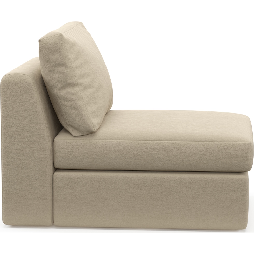 collin neutral armless chair   