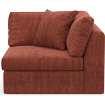 collin orange corner chair   