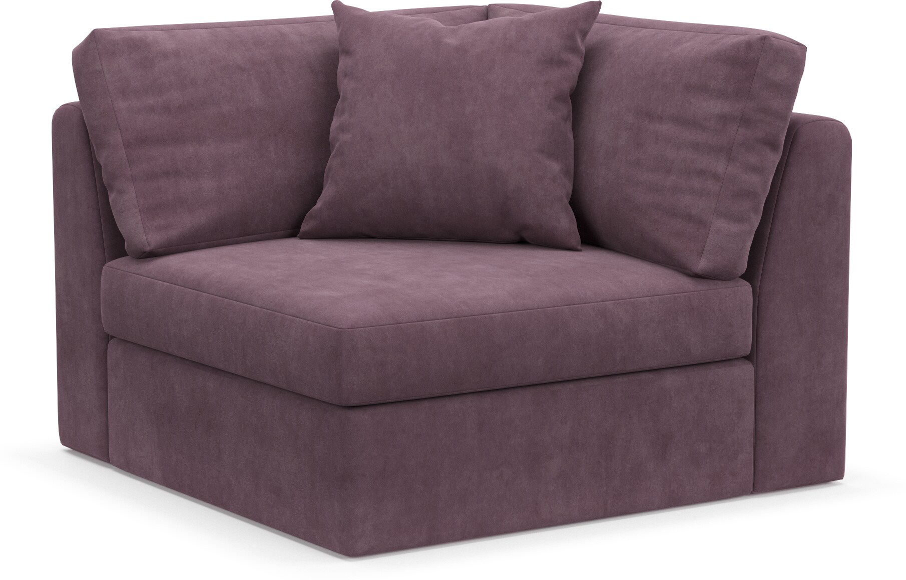 purple corner chair