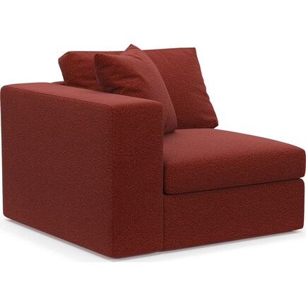 Collin Foam Comfort Left-Facing Chair - Bloke Brick