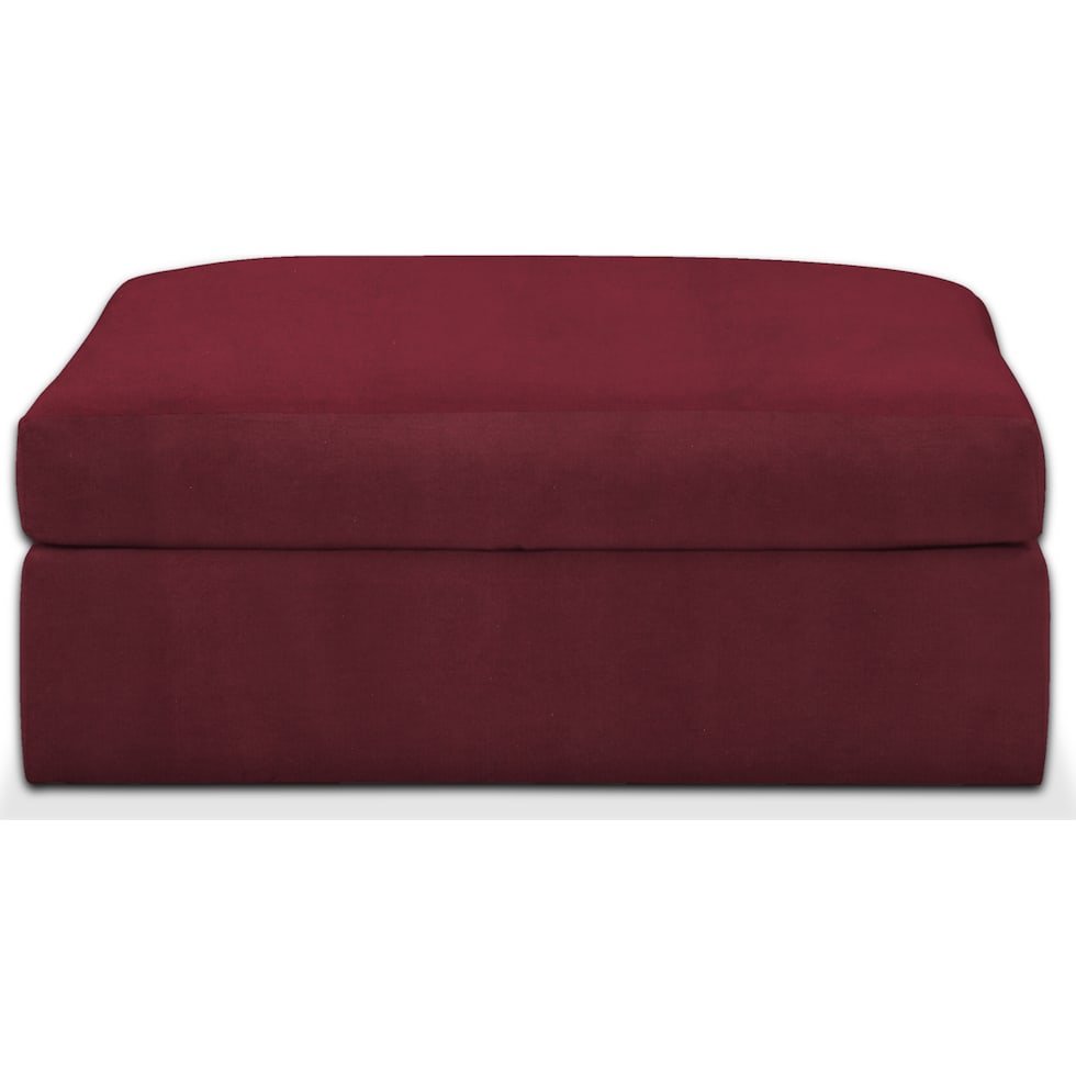 collin red ottoman