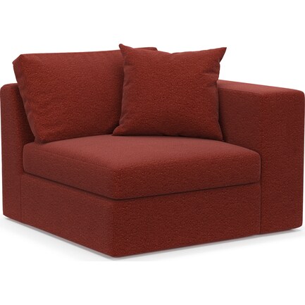 Collin Foam Comfort Right-Facing Chair - Bloke Brick
