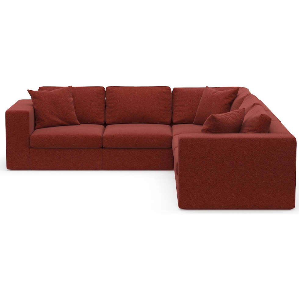 collin red sectional   