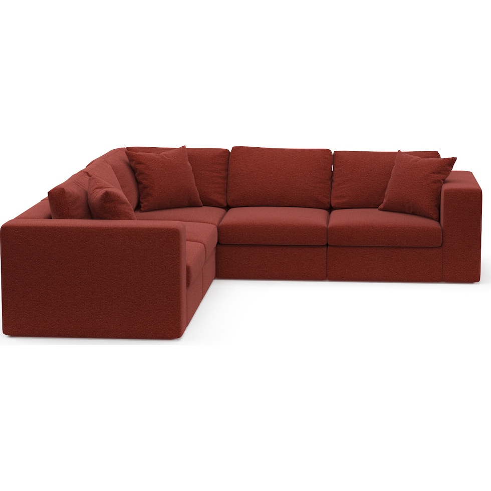 collin red sectional   