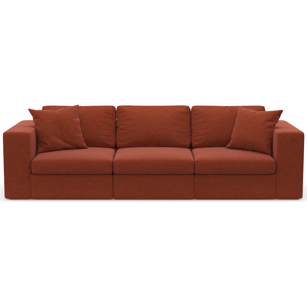 collin red sofa   