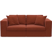 collin red sofa   