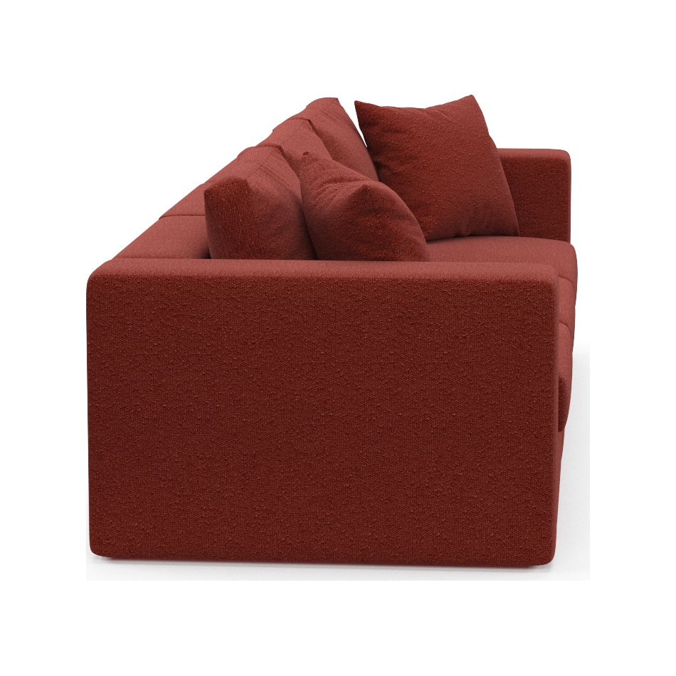 collin red sofa   