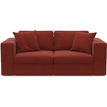 collin red sofa   