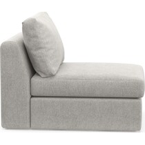 collin white armless chair   
