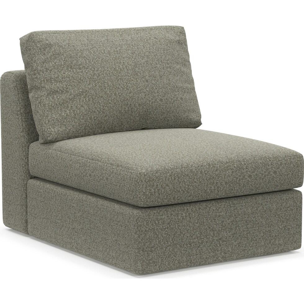 collin white armless chair   