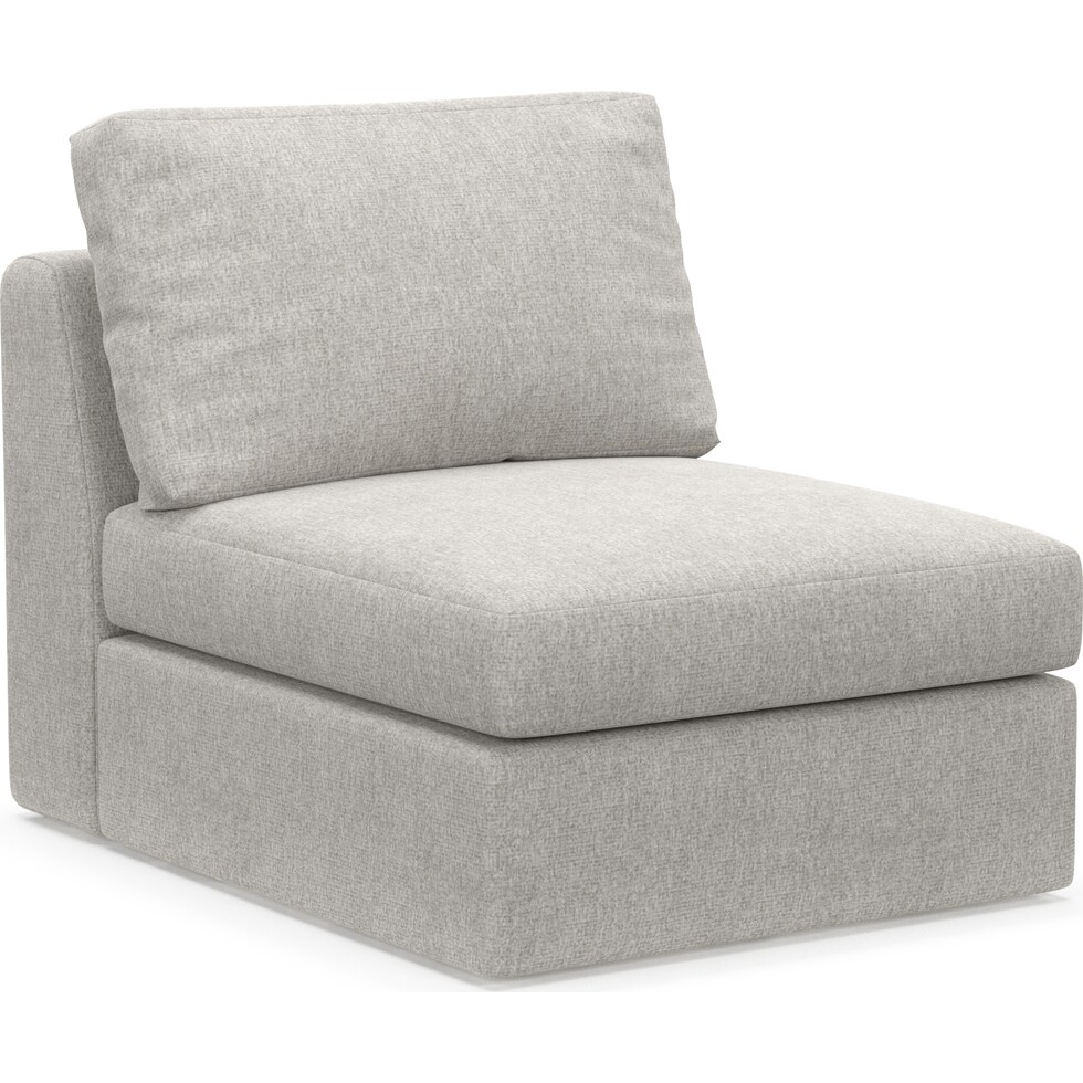 collin white armless chair   