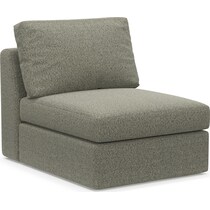 collin white armless chair   