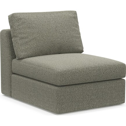Collin Hybrid Comfort Armless Chair - Bloke Smoke