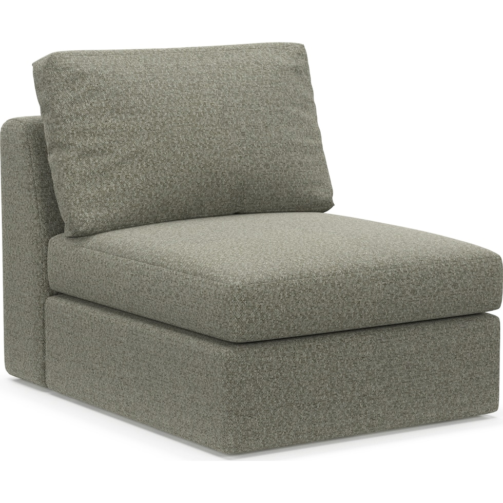 collin white armless chair   