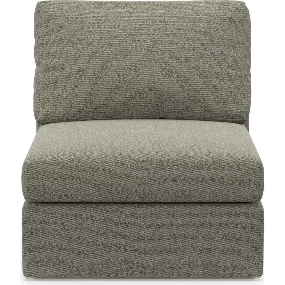 collin white armless chair   