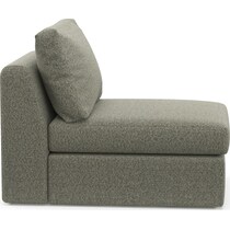 collin white armless chair   