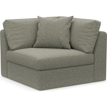 collin white corner chair   