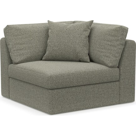 Collin Foam Comfort Corner Chair - Bloke Smoke
