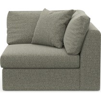 collin white corner chair   