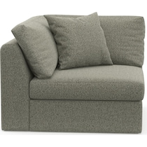 collin white corner chair   