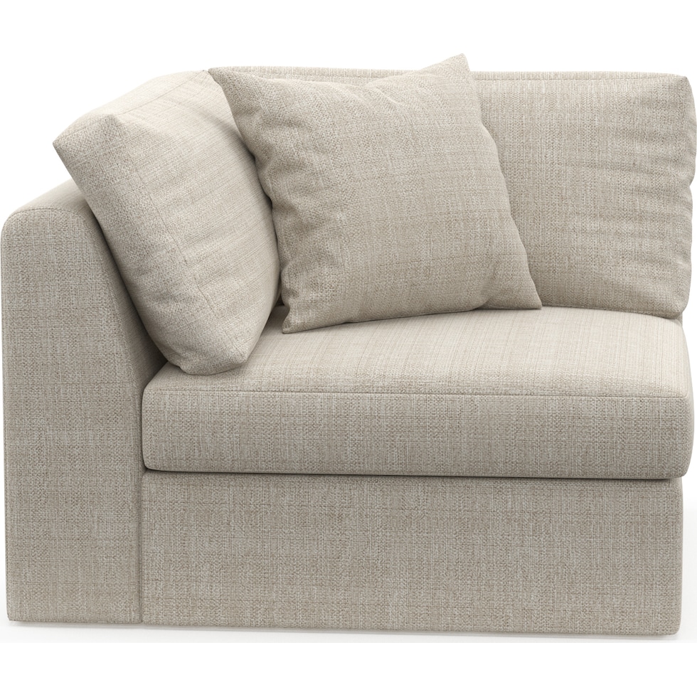 collin white corner chair   