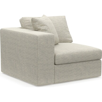 Collin Foam Comfort Left-Facing Chair - Merino Chalk