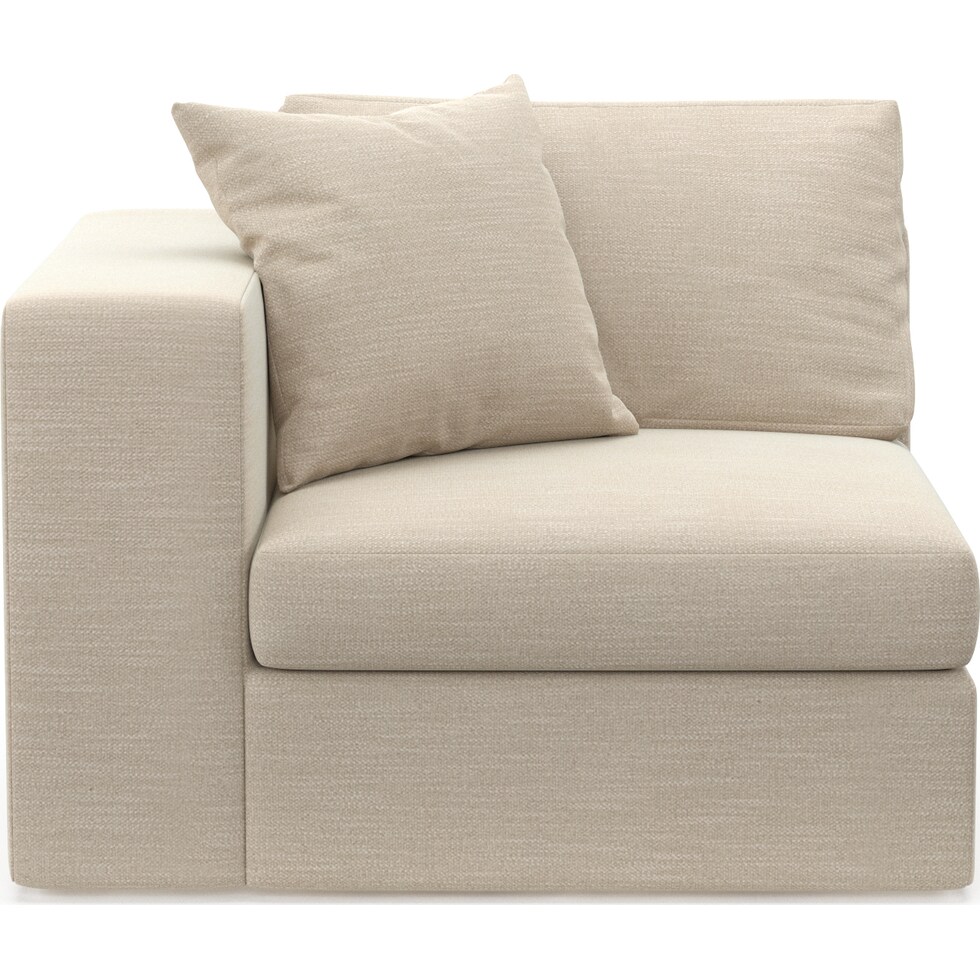 collin white left arm facing chair   