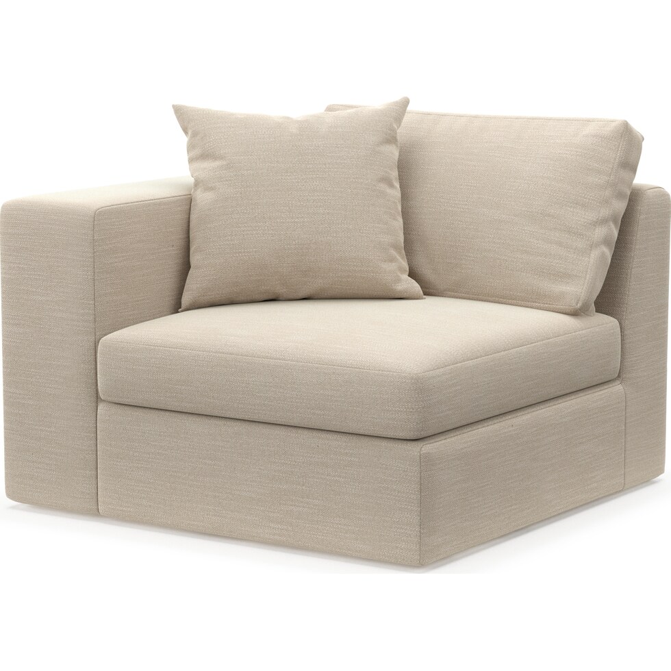 collin white left arm facing chair   