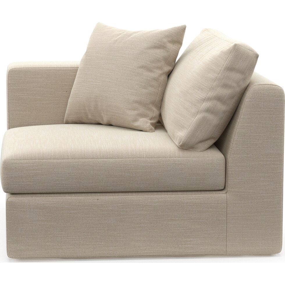 collin white left arm facing chair   
