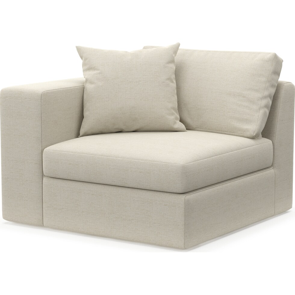 collin white left arm facing chair   