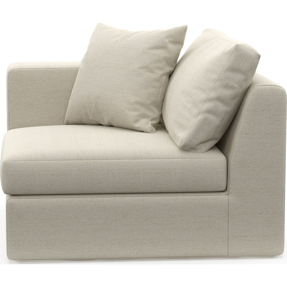 collin white left arm facing chair   