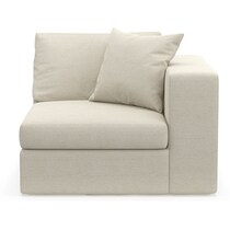collin white right arm facing chair   
