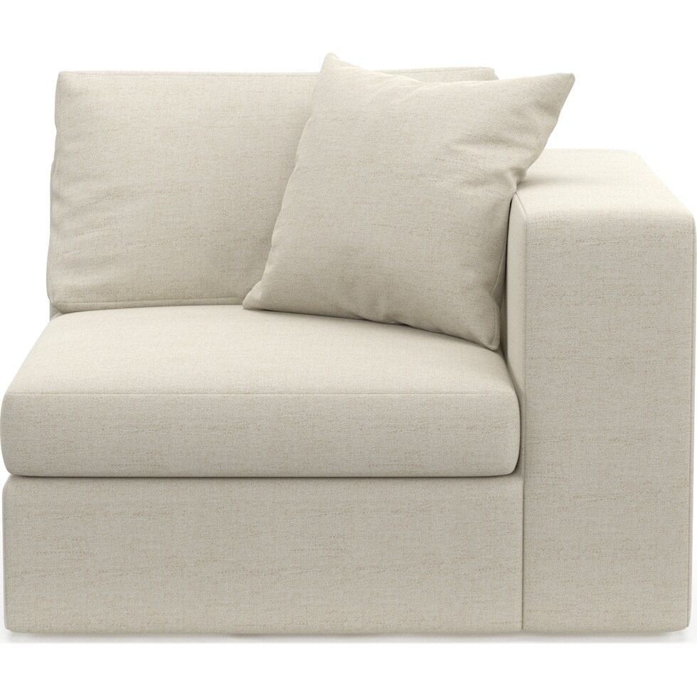 collin white right arm facing chair   