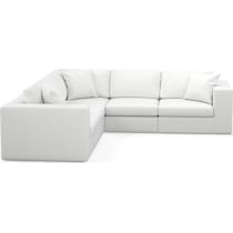 collin white sectional   