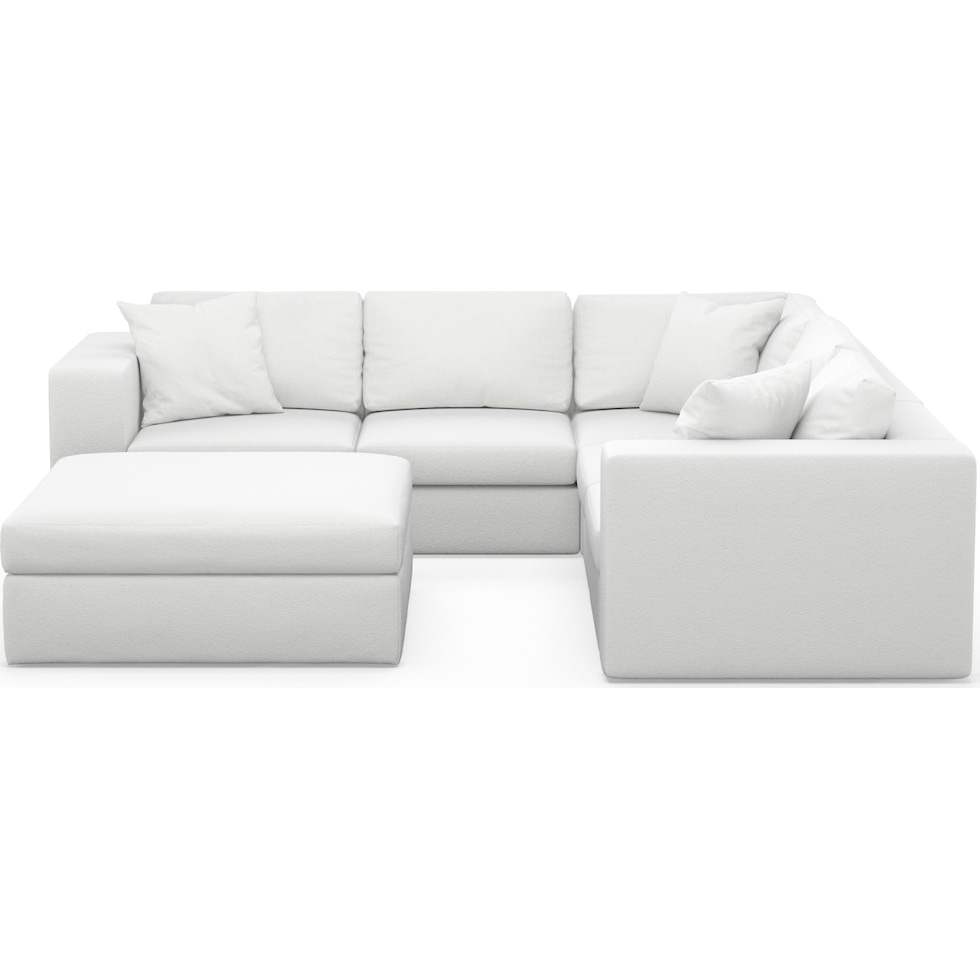 collin white sectional   