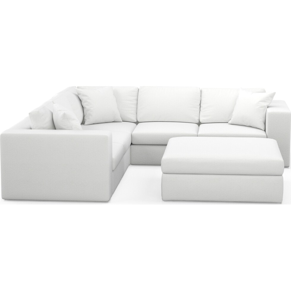collin white sectional   