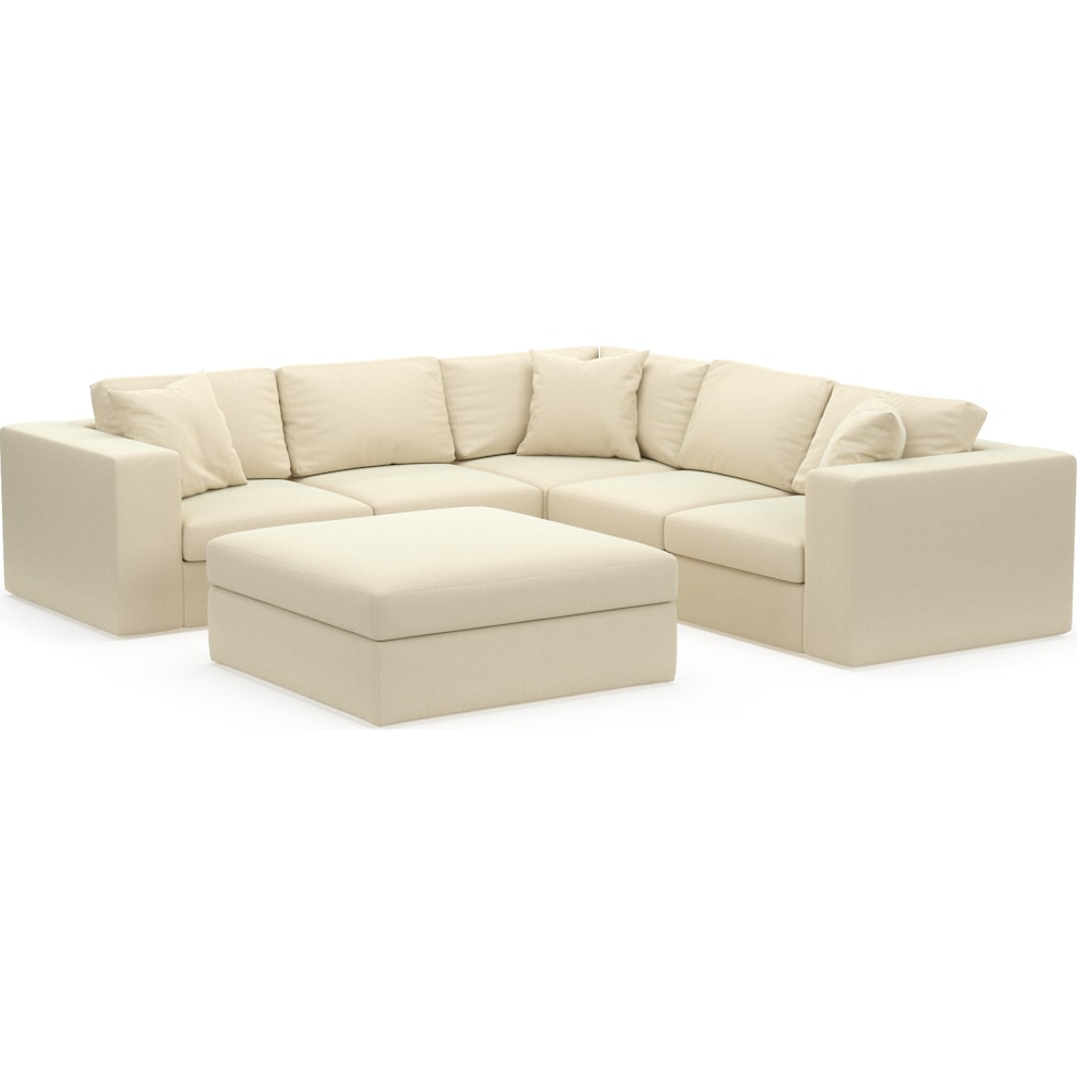 collin white sectional   