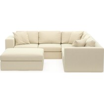 collin white sectional   